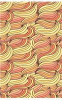 Bullet Journal Abstract Waves Oranges: Graph Design - 162 Numbered Pages with 150 Graph Style Grid Pages, 6 Index Pages and 2 Key Pages in Easy to Carry 5.5 X 8.5 Size