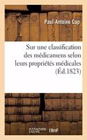 Sur Une Classification Des Médicamens Selon Leurs Propriétés Médicales