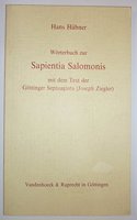Worterbuch Zur Sapientia Salomonis