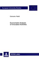 Econometric Analysis of Innovation Activities