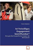 Ist freiwilliges Engagement beeinflussbar?