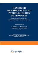 Handbuch Der Normalen Und Pathologischen Physiologie Fortpflanzung Entwicklung Und Wachstum