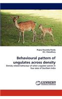 Behavioural Pattern of Ungulates Across Density