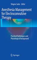 Anesthesia Management for Electroconvulsive Therapy