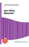 Ann Eliza Bleecker: (English)