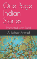 One Page Indian Stories