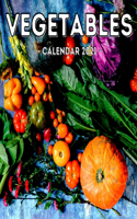 Vegetables Calendar 2021: 16-Month Calendar, Cute Gift Idea For Vegans Or Vegetarians