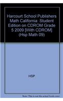 Harcourt School Publishers Math California: Student Edition on CDROM Grade 5 2009