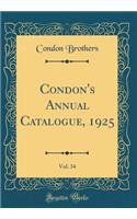 Condon's Annual Catalogue, 1925, Vol. 34 (Classic Reprint)