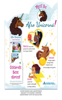 Afro Unicorn  6-Copy Prepack with Easel and Bookmarks Fall 2023