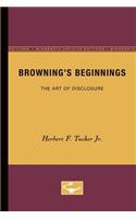 Browning's Beginnings