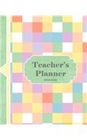 Teachers Planner 2019-2020: A One Year Academic Planner - Square