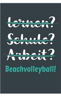 lernen? Schule? Arbeit? Beachvolleyball!