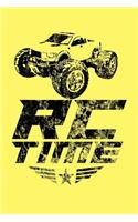 RC Time: Versatile Journal with RC Cars and Trucks theme on the cover.