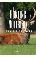 Hunting Notebook - Ruled Line Paper