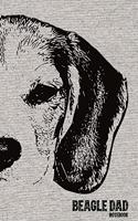 Beagle Dad Notebook: English Beagle Dad College Ruled Composition Notebook - 120 Blank Lined Pages, 6 x 9, Lined Paper Writing Journal Book for Beagle Lovers and Dog Own(5 Dog Dad Journals and Notebooks)