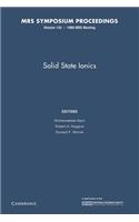 Solid State Ionics: Volume 135