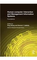 Human-computer Interaction and Management Information Systems: Foundations