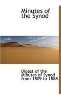 Minutes of the Synod