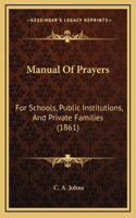 Manual Of Prayers