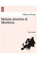 Notizie Storiche Di Montona.