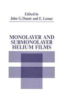 Monolayer and Submonolayer Helium Films