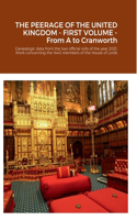 Peerage of the United Kingdom - First Volume