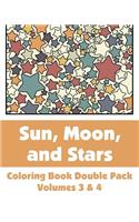 Sun, Moon, and Stars Coloring Book Double Pack (Volumes 3 & 4)