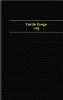 Cattle Range Log (Logbook, Journal - 96 pages, 5 x 8 inches): Cattle Range Logbook (Black Cover, Small)(Centurion Logbooks/Record Books)