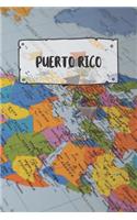 Puerto Rico: Ruled Travel Diary Notebook or Journey Journal - Lined Trip Pocketbook for Men and Women with Lines