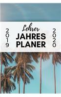 Lehrer Jahres Planer 2019 2020