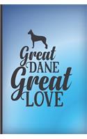 Great Dane, great love