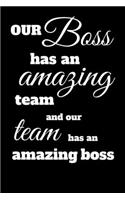 Our Boss Has an Amazing Team and Our Team Has an Amazing Boss