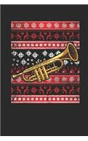 Ugly Christmas - Trumpet: Dotted Bullet Notebook - Christmas Gift for Kids, Women, Men Girls And Boys