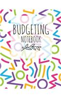 Budgeting Notebook: Colorful Design Weekly Expense Tracker Bill Organizer Notebook Step-By-Step Guide to Track Your Financial Health(15 Monthly Budget Planner and Bill Tracker)