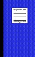 Blue Composition Book 200 Sheet/400 Pages 8.5 X 11 In.-Wide Ruled