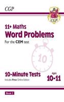 New 11+ CEM 10-Minute Tests: Maths Word Problems - Ages 10-11 Book 2 (with Online Edition)