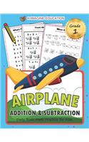 Airplane Addition and Subtraction Grade 1