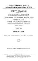 Status of reforms to EPA's Integrated Risk Information System