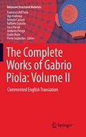 Complete Works of Gabrio Piola: Volume II