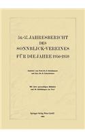 54.-57. Jahresbericht Des Sonnblick-Vereines Für Die Jahre 1956-1959