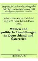 Wahlen und politische Einstellungen in Deutschland und Oesterreich