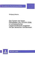 Das System der festen Pfandstellen (Art.813-815 ZGB) im schweizerischen Liegenschaftsrecht verglichen mit den deutschen Verhaeltnissen