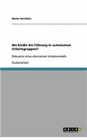Wo bleibt die Führung in autonomen Arbeitsgruppen?