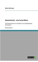 Gesamtschule - eine kurze Bilanz