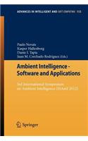 Ambient Intelligence - Software and Applications