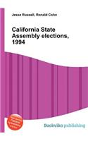 California State Assembly Elections, 1994