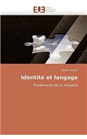 Identité Et Langage