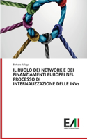 RUOLO DEI NETWORK E DEI FINANZIAMENTI EUROPEI NEL PROCESSO DI INTERNALIZZAZIONE DELLE INVs