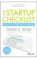 The Startup Checklist :  25 Steps to a Scalable, High-Growth Business